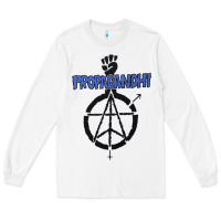 White propagandhi Long Sleeve Tee - InspiraDesign