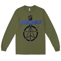 Army Green propagandhi Long Sleeve Tee - InspiraDesign