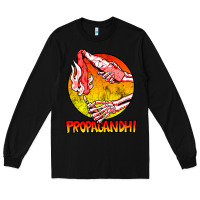 Black Propagandhi Merch Essential Long Sleeve Tee - InspiraDesign