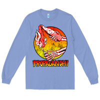 Colony Blue Propagandhi Merch Essential Long Sleeve Tee - InspiraDesign