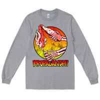 Heather Grey Propagandhi Merch Essential Long Sleeve Tee - InspiraDesign