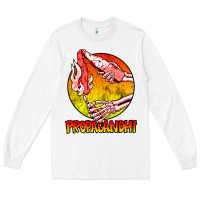 White Propagandhi Merch Essential Long Sleeve Tee - InspiraDesign