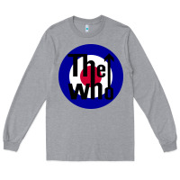 Heather Grey rock and roll Long Sleeve Tee - InspiraDesign