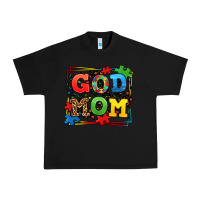Black autism god mom Urban Heavy Tee - LillyAllenDesigns
