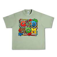 Oil Green autism god mom Urban Heavy Tee - LillyAllenDesigns
