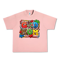 Salmon autism god mom Urban Heavy Tee - LillyAllenDesigns