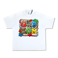 White autism god mom Urban Heavy Tee - LillyAllenDesigns