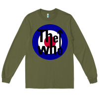 Army Green rock and roll Long Sleeve Tee - InspiraDesign