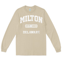 Mushroom milton delaware de vintage state athletic style t shirt Long Sleeve Tee - InspiraDesign