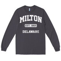 Smoke milton delaware de vintage state athletic style t shirt Long Sleeve Tee - InspiraDesign