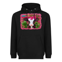 Black valentines day baby calf Heavyweight Hoodie - Jasminsmagicworld