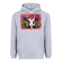 Heather Grey valentines day baby calf Heavyweight Hoodie - Jasminsmagicworld