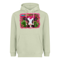 Matcha valentines day baby calf Heavyweight Hoodie - Jasminsmagicworld