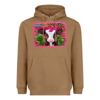Toasted Coconut valentines day baby calf Heavyweight Hoodie - Jasminsmagicworld