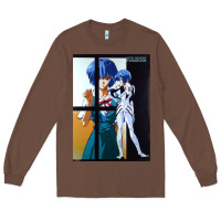 Chestnut Neon Genesis Evangelion Rei Ayanami Long Sleeve Tee - InspiraDesign