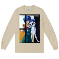 Mushroom Neon Genesis Evangelion Rei Ayanami Long Sleeve Tee - InspiraDesign