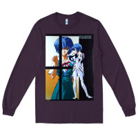 Plum Neon Genesis Evangelion Rei Ayanami Long Sleeve Tee - InspiraDesign