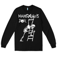 Black Hangmans Joke Long Sleeve Tee - InspiraDesign