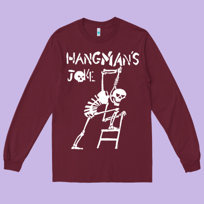 Hangmans Joke Long Sleeve Tee Designed By Inspiradesign