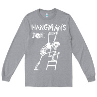 Heather Grey Hangmans Joke Long Sleeve Tee - InspiraDesign
