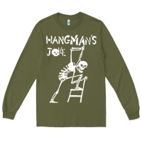Army Green Hangmans Joke Long Sleeve Tee - InspiraDesign