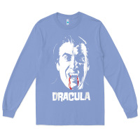Colony Blue dracula vampire classic horror flick white t shirt Long Sleeve Tee - InspiraDesign