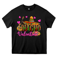 Black nacho valentine Heavy Core Tee - OliviaCreatesArt
