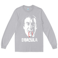 Moon Dust dracula vampire classic horror flick white t shirt Long Sleeve Tee - InspiraDesign