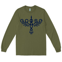 Army Green goose music Long Sleeve Tee - InspiraDesign