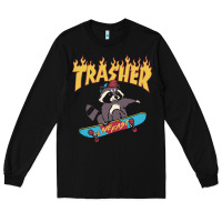 Black trasher Long Sleeve Tee - InspiraDesign