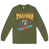 Army Green trasher Long Sleeve Tee - InspiraDesign