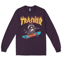 Plum trasher Long Sleeve Tee - InspiraDesign