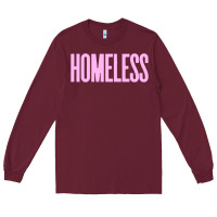 Burgundy homeless Long Sleeve Tee - InspiraDesign