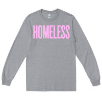 Heather Grey homeless Long Sleeve Tee - InspiraDesign