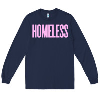 Navy homeless Long Sleeve Tee - InspiraDesign