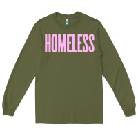 Army Green homeless Long Sleeve Tee - InspiraDesign