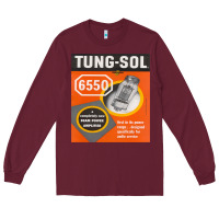 Burgundy TungSol 6550 Long Sleeve Tee - InspiraDesign