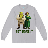 Moon Dust Shrek Fiona & Shrek Get Ogre It Text Poster Long Sleeve Tee - InspiraDesign