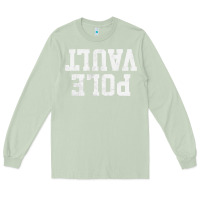 Matcha pole vault t shirt upside down funny pole vault jumper shirt Long Sleeve Tee - InspiraDesign