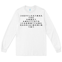White I Have Brought Peace Long Sleeve Tee - InspiraDesign