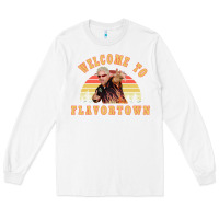 White new guy fieri fans flavortown Long Sleeve Tee - InspiraDesign
