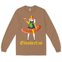 Toasted Coconut barmaid oktoberfest funny german woman dirndl bratwurst t shirt Long Sleeve Tee - InspiraDesign