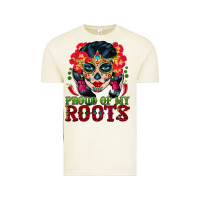 Vintage Arctic sugar skull woman proud of my roots Vintage Tee - BundleAndBundleShop