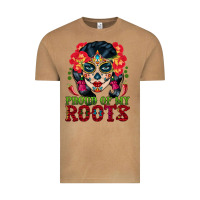 Vintage Camel sugar skull woman proud of my roots Vintage Tee - BundleAndBundleShop
