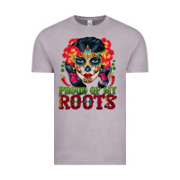 Vintage Zinc sugar skull woman proud of my roots Vintage Tee - BundleAndBundleShop