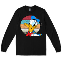 Black Donald duck funny Long Sleeve Tee - InspiraDesign