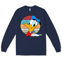 Navy Donald duck funny Long Sleeve Tee - InspiraDesign