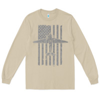 Mushroom C-47 Skytrain Wwii Transport Airplane Vintage Flag Long Sleeve Tee - InspiraDesign