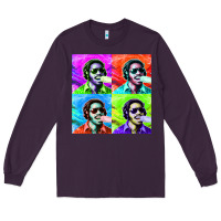 Plum STEVIE WONDER! Long Sleeve Tee - InspiraDesign