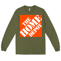 Army Green 2thehomedepot Long Sleeve Tee - InspiraDesign